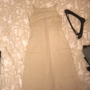 Linen maxi dress